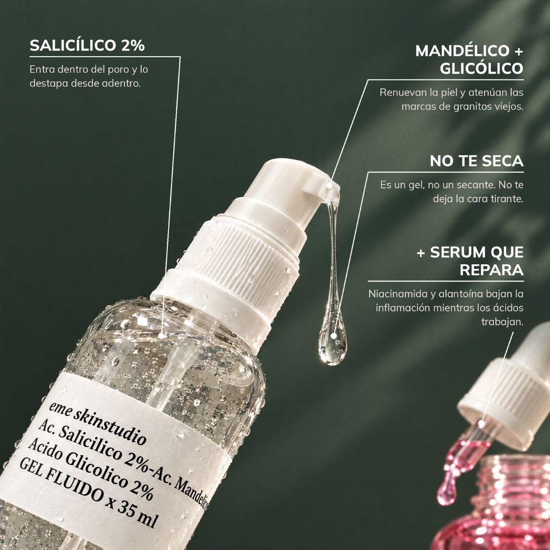 Kit dúo Anti-acné™ | Triácidos + Serum reparador