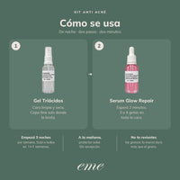 Kit dúo Anti-acné™ | Triácidos + Serum reparador