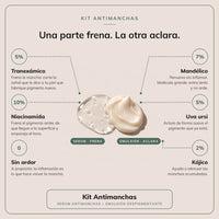 Kit dúo Antimanchas™ | tranexámico 5% + despigmentante